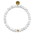 Howlite | .925 Sterling Gold Vermeil | Healing Gemstone Bead Bracelet